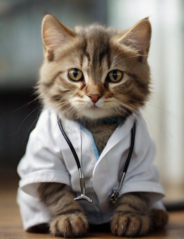 gato no veterinário
