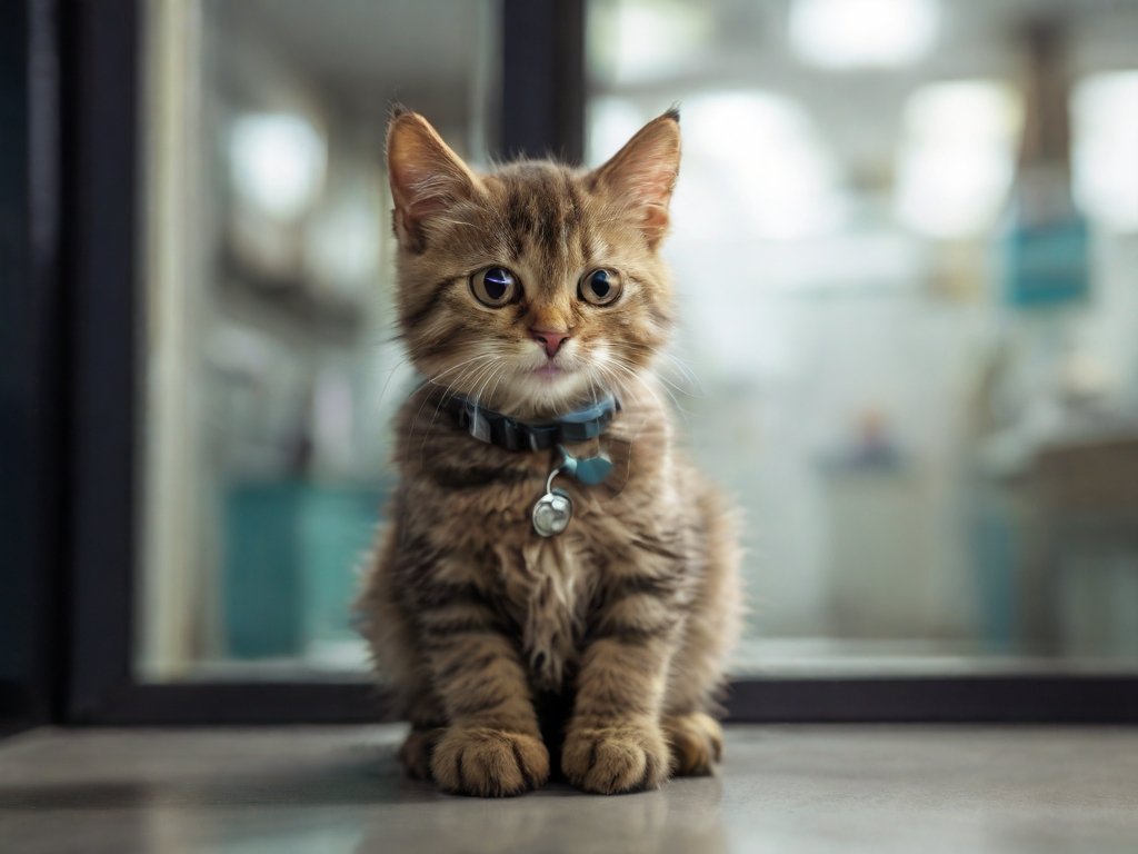 gato no veterinário