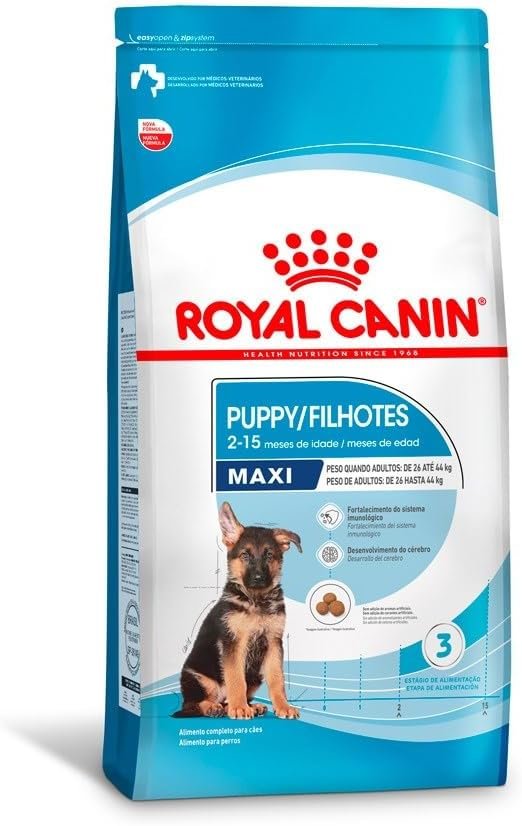 Ração Royal Canin 15kg Maxi Junior Cães Filhotes de Raças Grandes