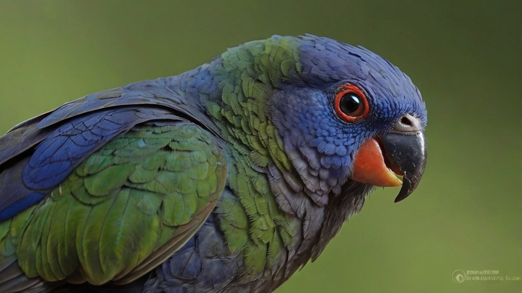 Pionus de cabeça azul